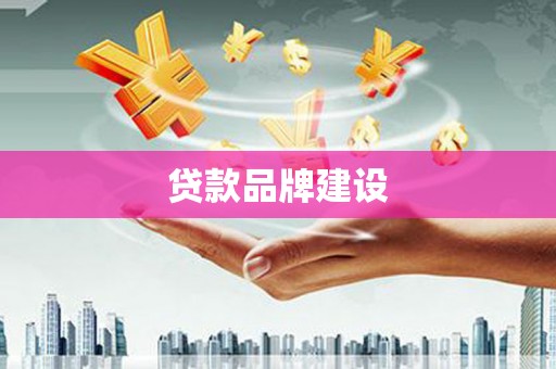 从江贷款品牌建设
