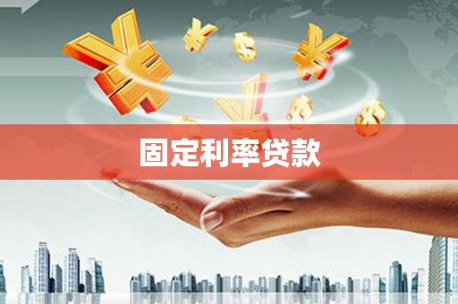从江固定利率贷款