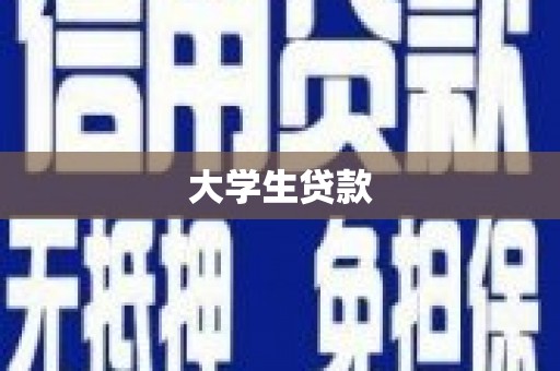 从江大学生贷款