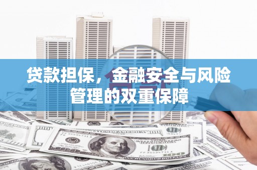 从江贷款担保，金融安全与风险管理的双重保障