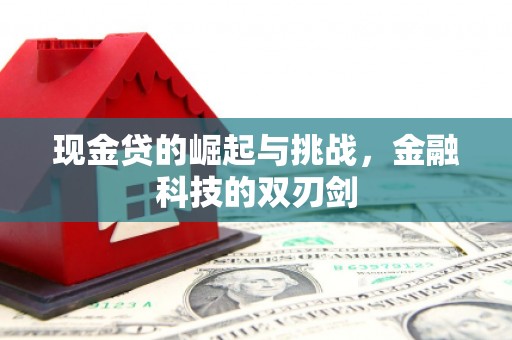 从江现金贷的崛起与挑战，金融科技的双刃剑