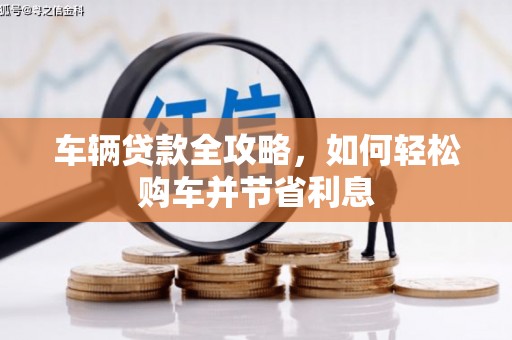 从江车辆贷款全攻略，如何轻松购车并节省利息