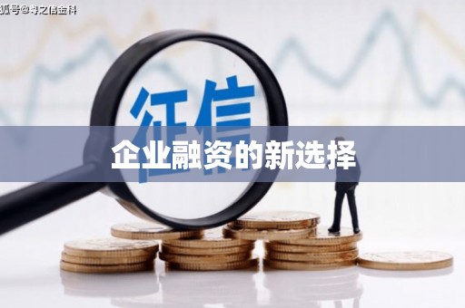 从江企业融资的新选择