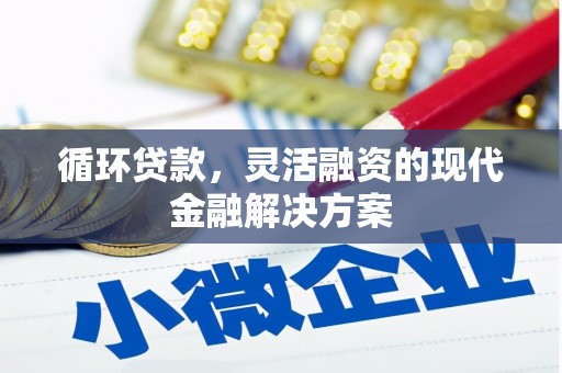 从江循环贷款，灵活融资的现代金融解决方案