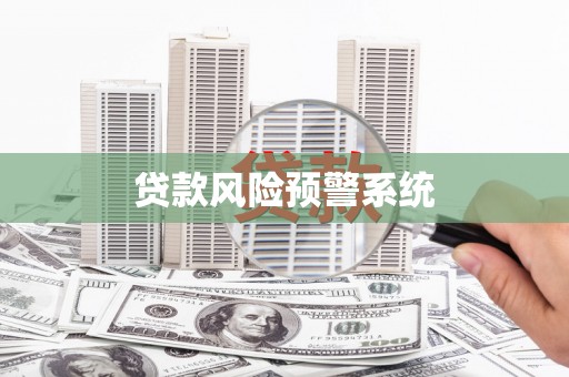 从江贷款风险预警系统