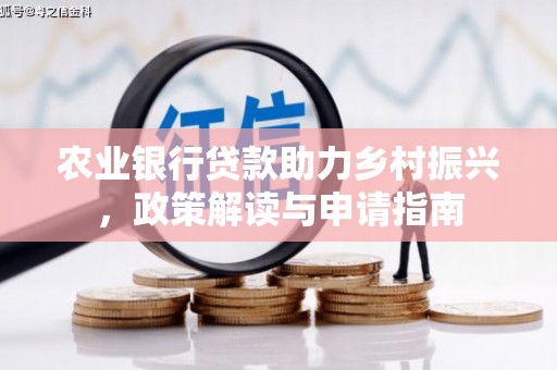 从江农业银行贷款助力乡村振兴，政策解读与申请指南