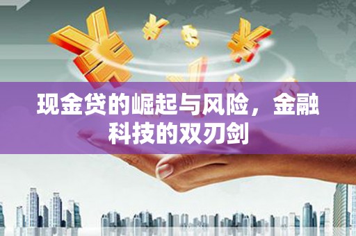 从江现金贷的崛起与风险，金融科技的双刃剑
