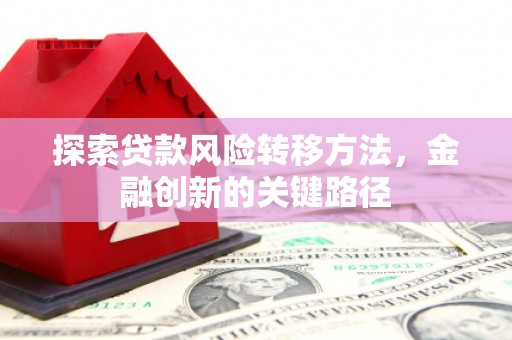 从江探索贷款风险转移方法，金融创新的关键路径