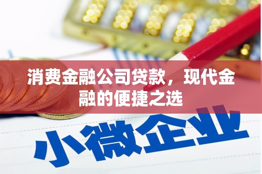 从江消费金融公司贷款，现代金融的便捷之选