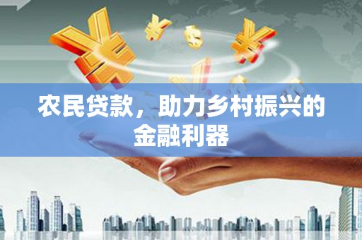 从江农民贷款，助力乡村振兴的金融利器