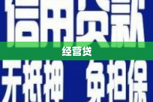 从江经营贷