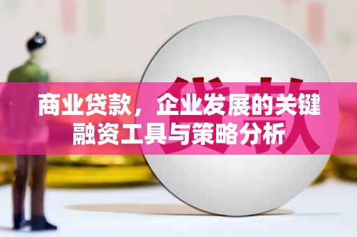 从江商业贷款，企业发展的关键融资工具与策略分析