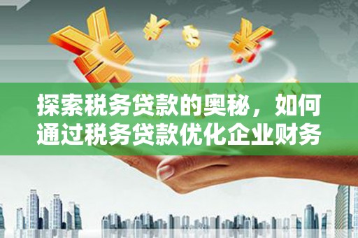 从江探索税务贷款的奥秘，如何通过税务贷款优化企业财务