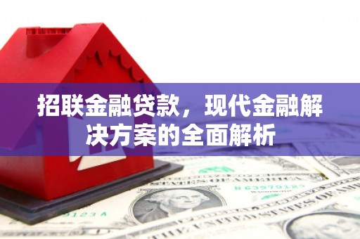 从江招联金融贷款，现代金融解决方案的全面解析