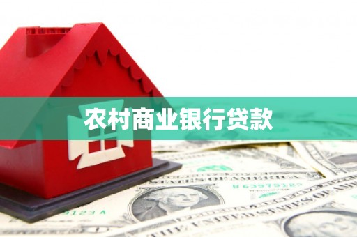从江农村商业银行贷款