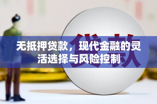 从江无抵押贷款，现代金融的灵活选择与风险控制