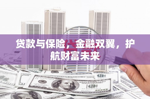 从江贷款与保险，金融双翼，护航财富未来