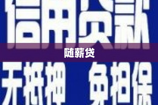 从江随薪贷