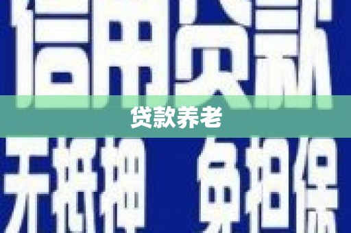 从江贷款养老