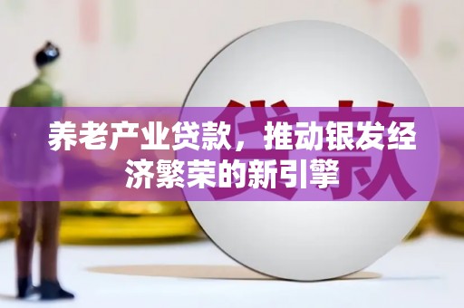 从江养老产业贷款，推动银发经济繁荣的新引擎