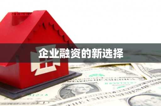 从江企业融资的新选择