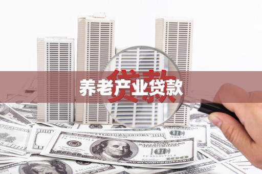 从江养老产业贷款