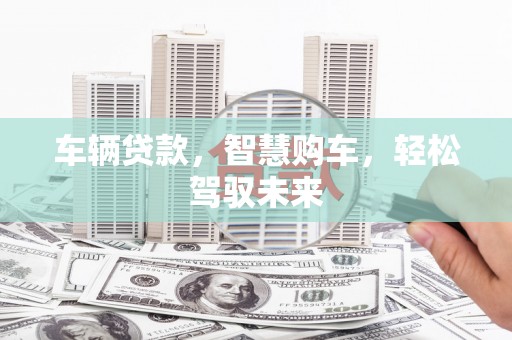 从江车辆贷款，智慧购车，轻松驾驭未来