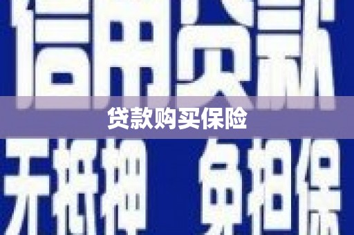 从江贷款购买保险