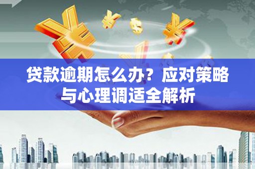 从江贷款逾期怎么办？应对策略与心理调适全解析