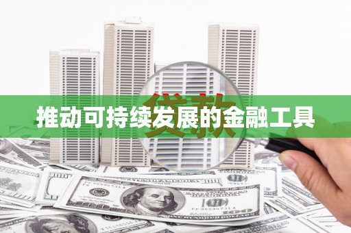从江推动可持续发展的金融工具